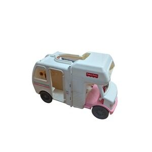 Vintage Fisher-Price Loving Family Fold N Go Camper RV Dollhouse Playset